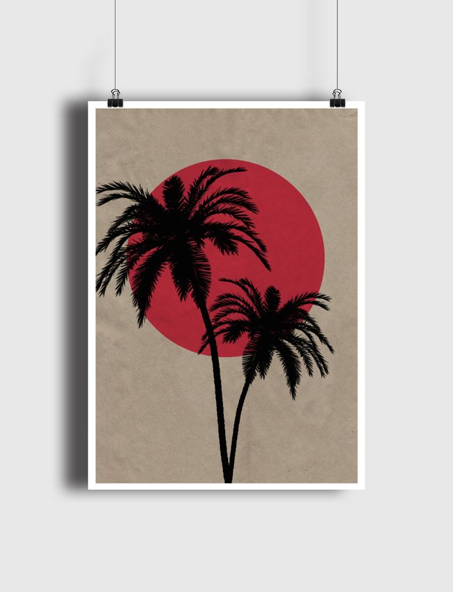 palm shades  - Poster