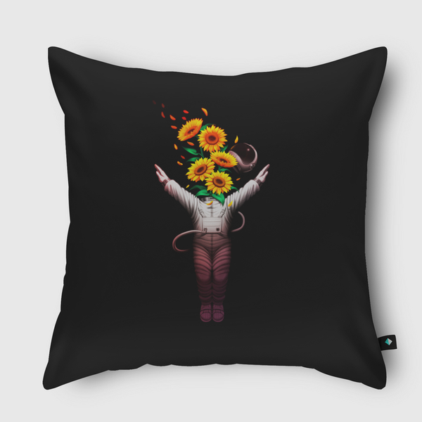 Surya Namaskar Sun Throw Pillow