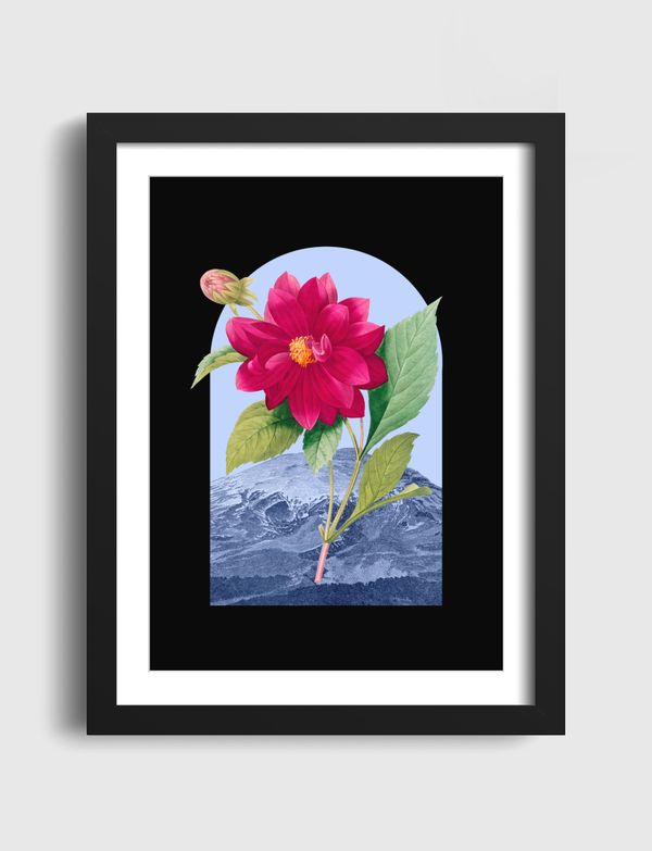 Floral Landscape Dahlia Artframe