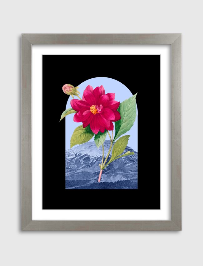 Floral Landscape Dahlia - Artframe