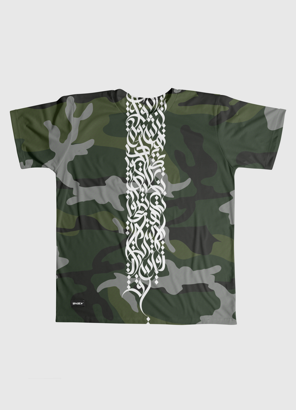 ِِArmy Style & Calligraphy Men Graphic T-Shirt