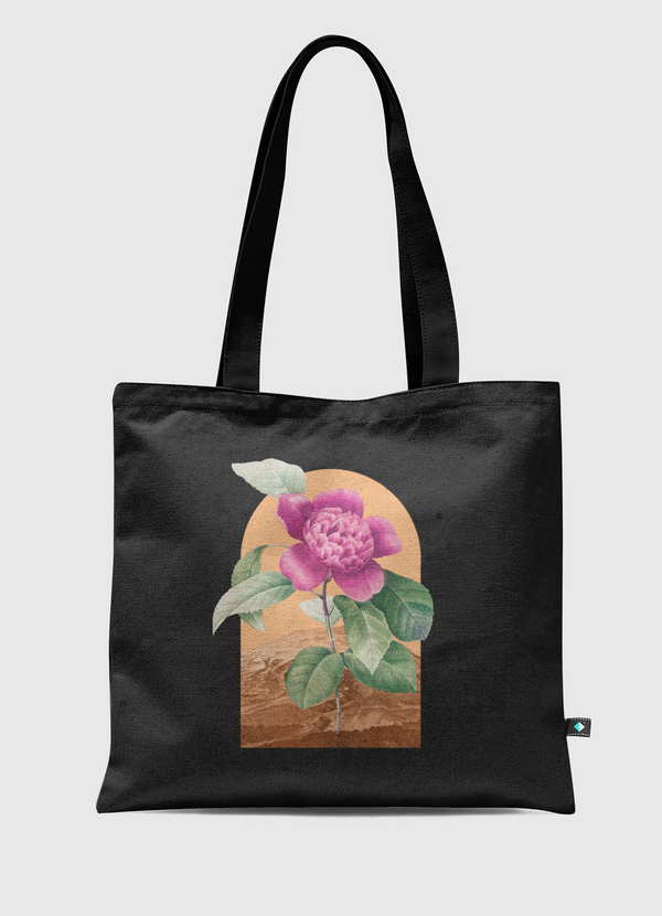 Floral Landscape Camellia Tote Bag
