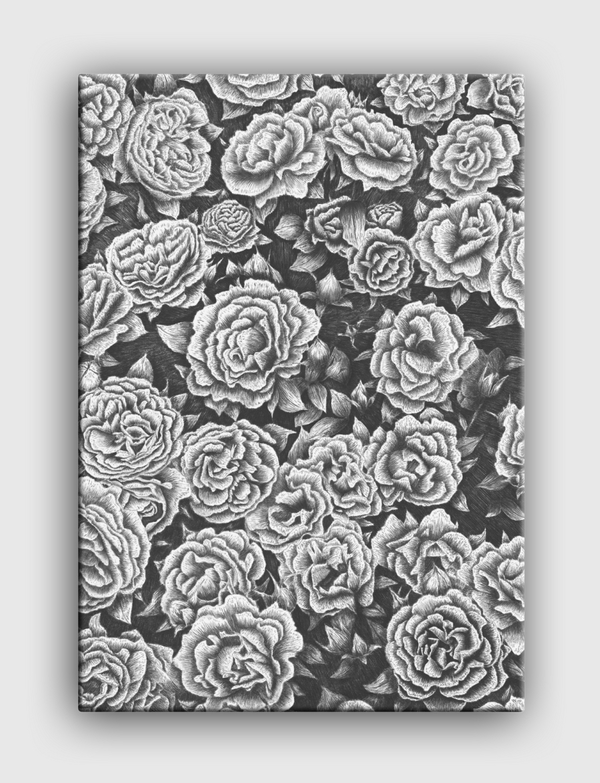 Blooming garden Canvas