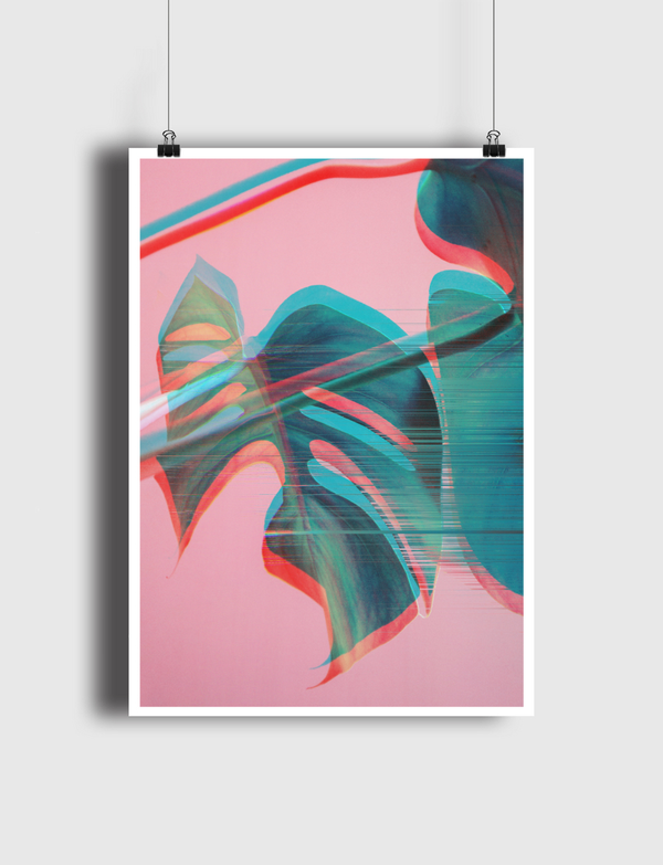 Monstera glitches Poster