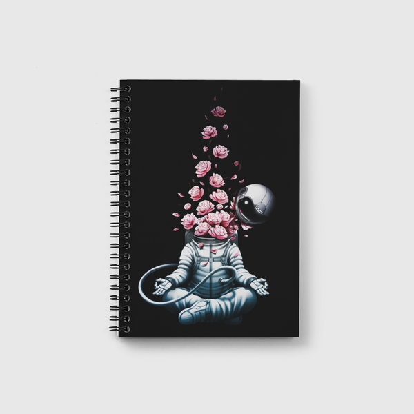 Astro Meditation Roses Notebook