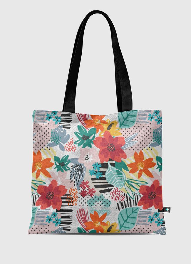 Floral Clash - Tote Bag