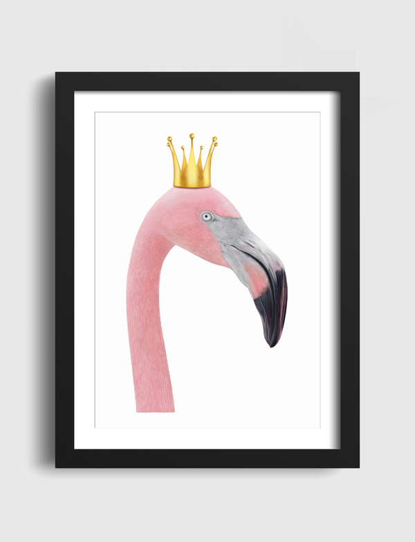 Queen flamingo Artframe