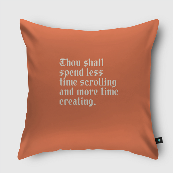 Thou Shall Spend Less Throw Pillow