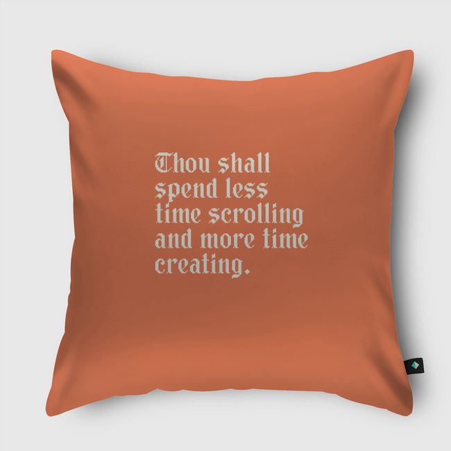 Thou Shall Spend Less - Throw Pillow