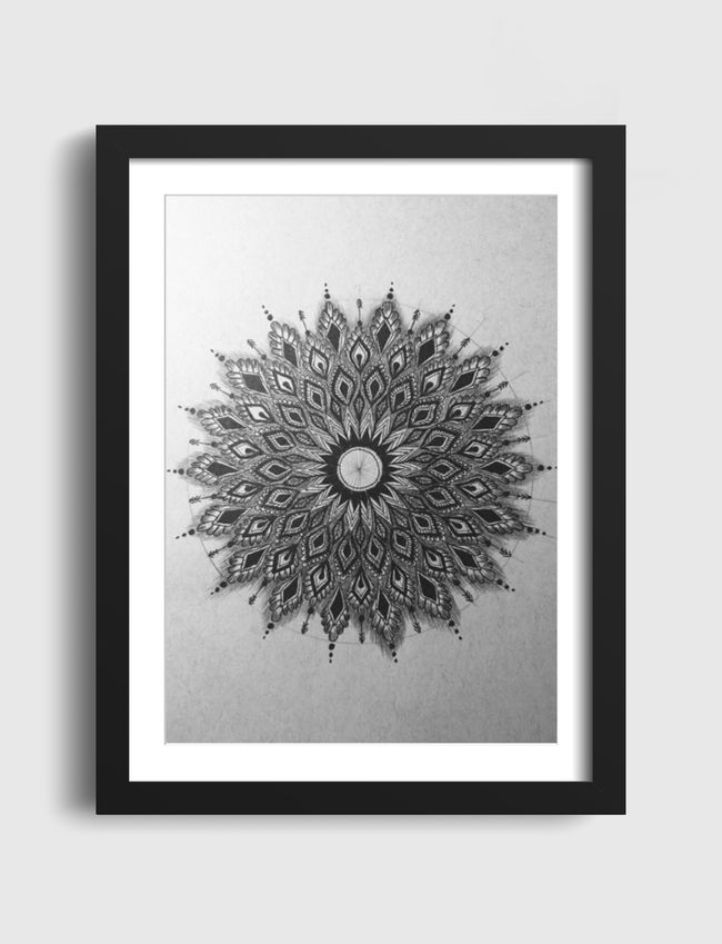 Gray mandala - Artframe