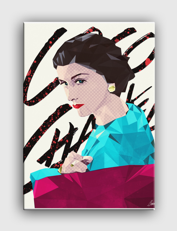 Mademoiselle Coco Canvas