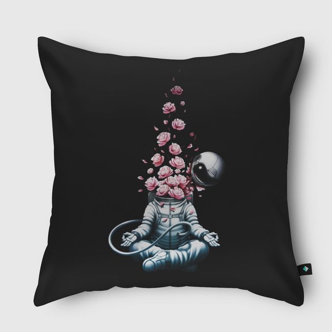 Astro Meditation Roses - Throw Pillow