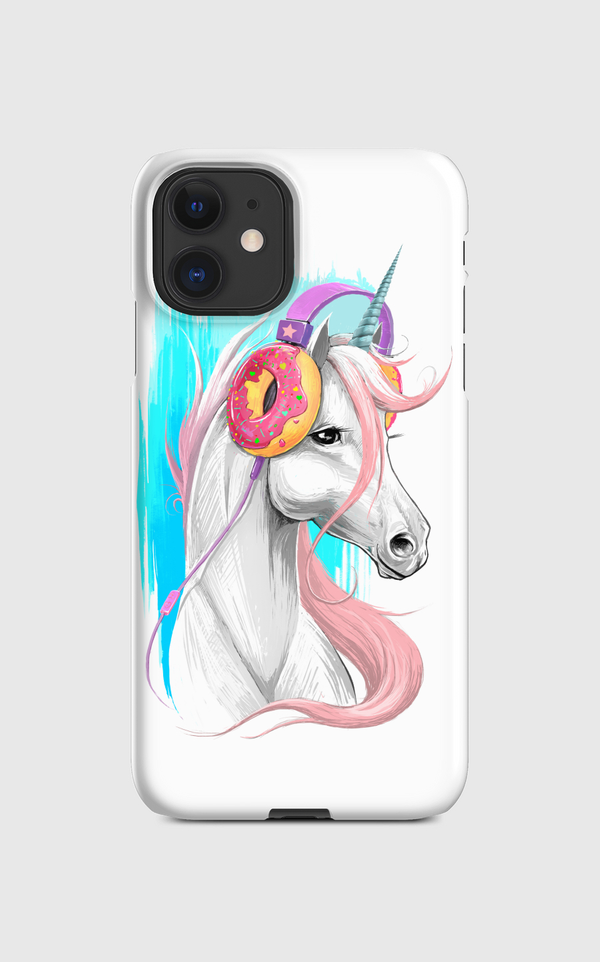 Unicorn in the headphones  Regular Case