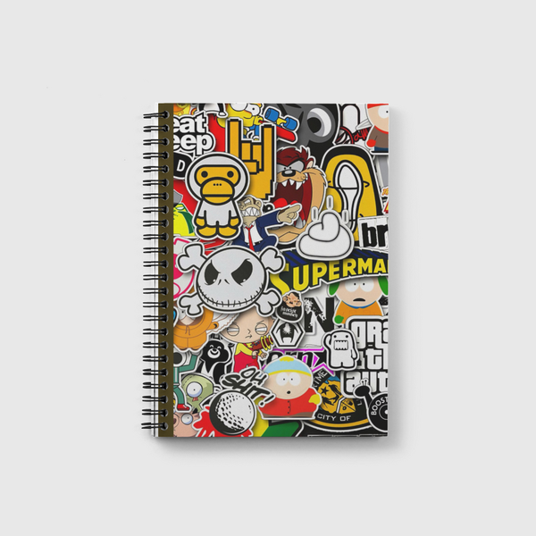 اشكال كرتونية Notebook