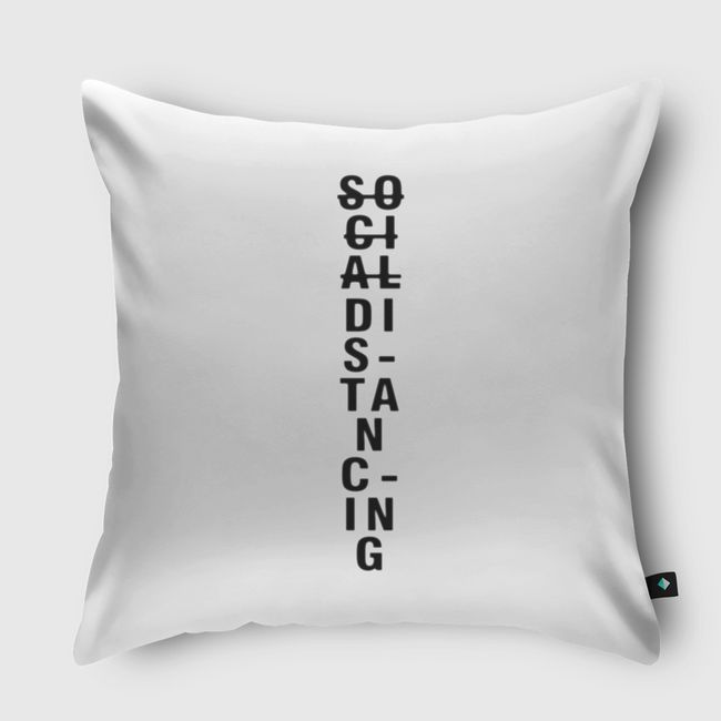 SOCIAL DISTANCING HYPE - Throw Pillow