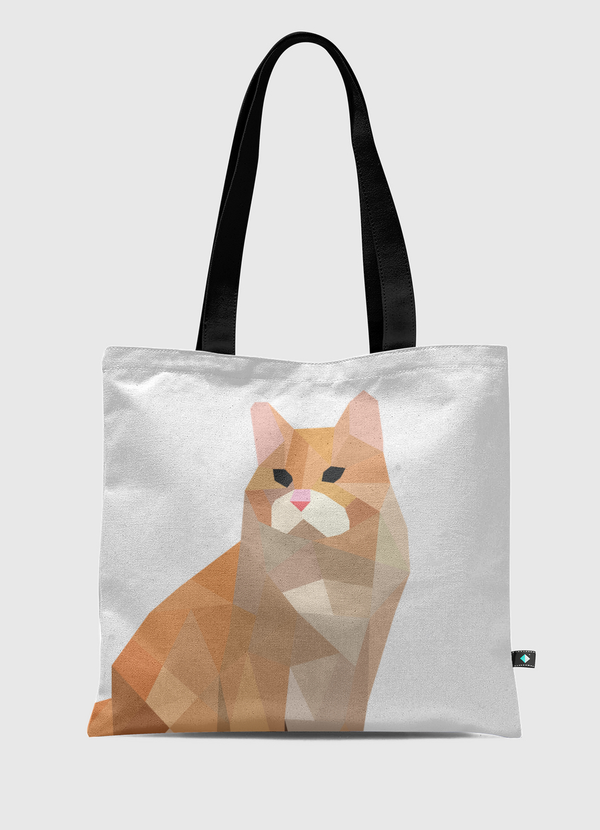 geo Cat Tote Bag