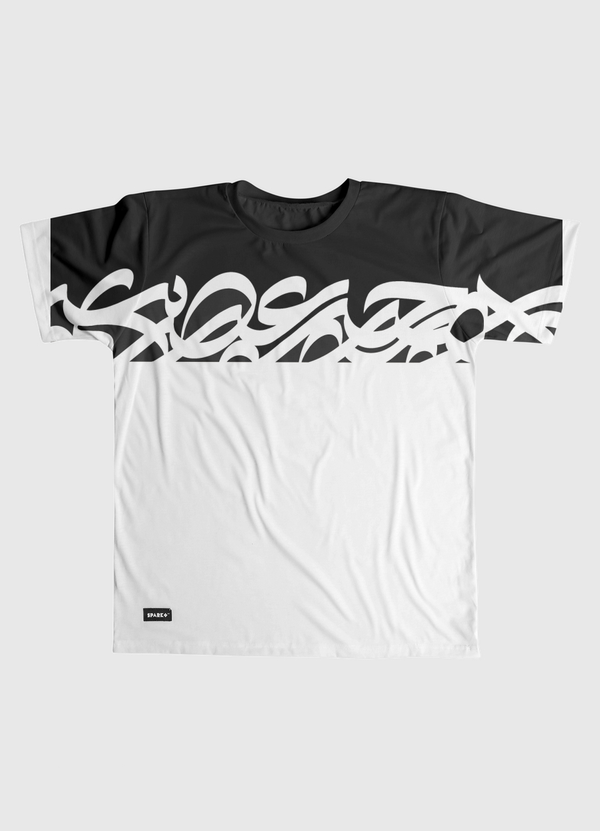Black X white Men Graphic T-Shirt