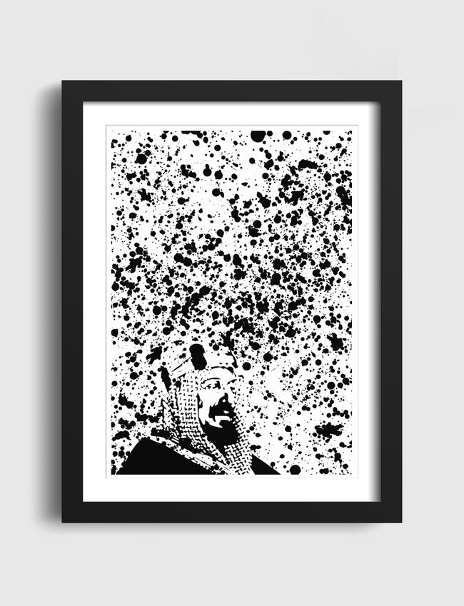 KING ABDULLAH SPLATTER  - Artframe