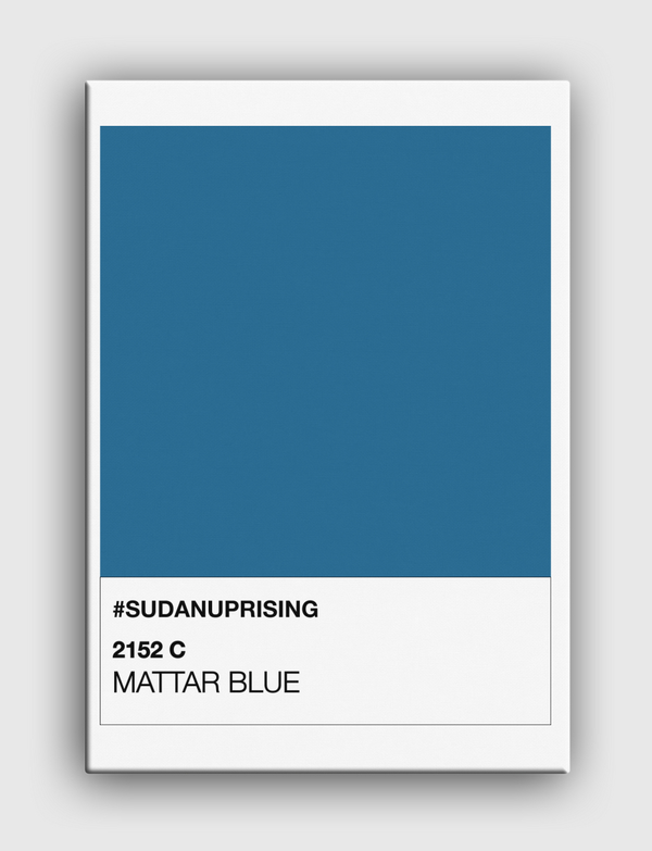 MATTAR BLUE Canvas
