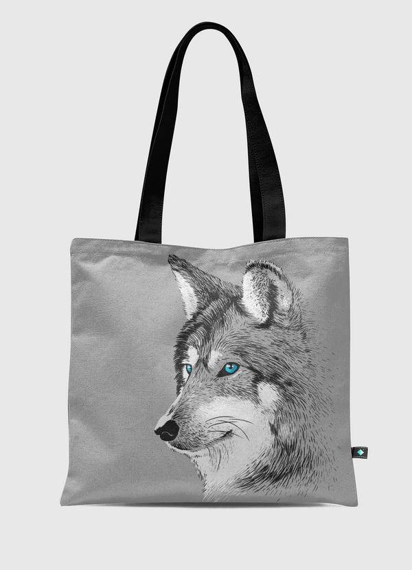 Sketch Wolf Tote Bag