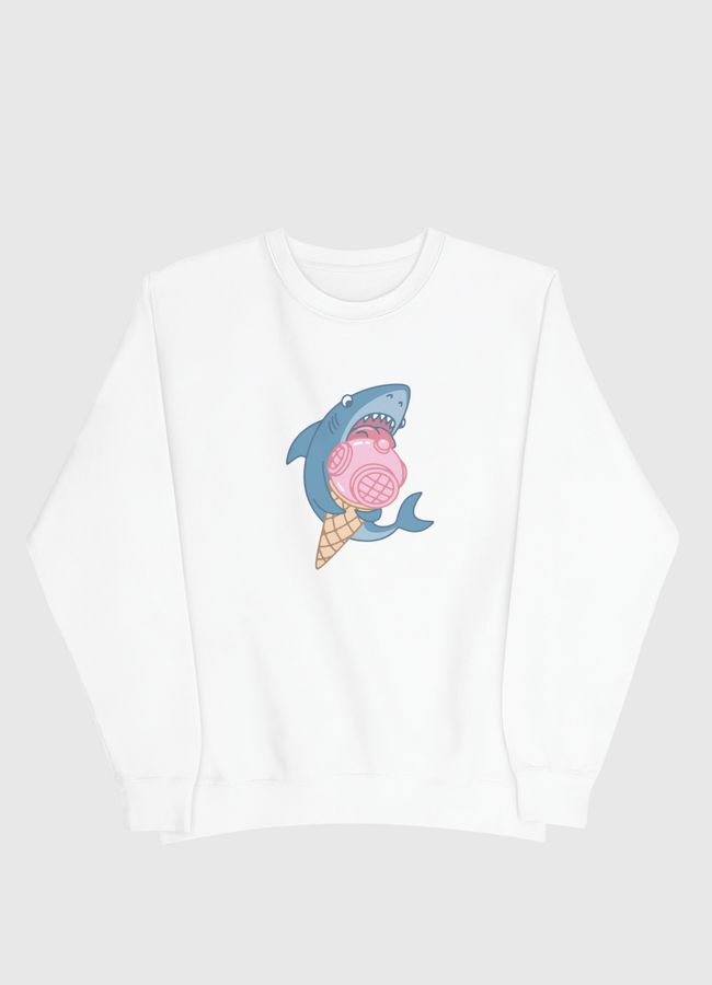 SHARK AND ICE CREAM - Men Sweatshirt