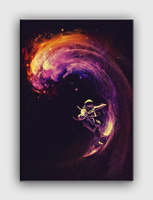 Space Surfing Canvas