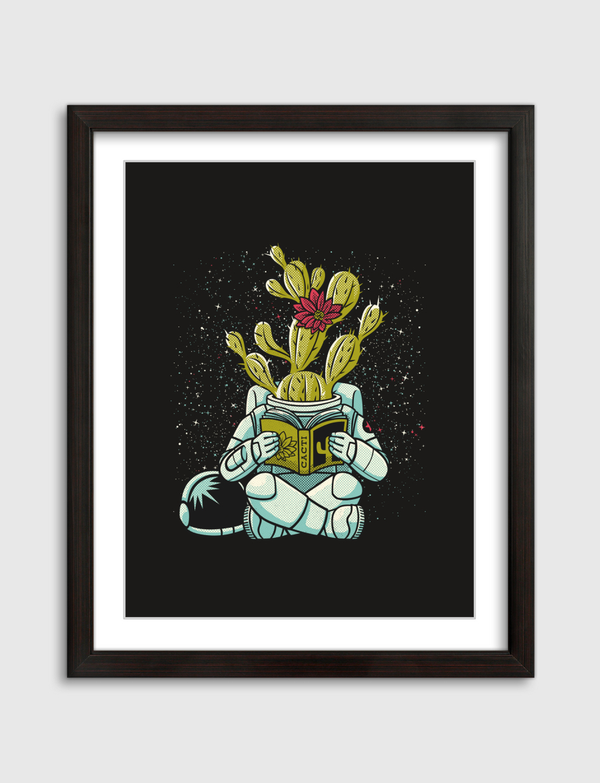 Astronaut Cactus Succulent Artframe