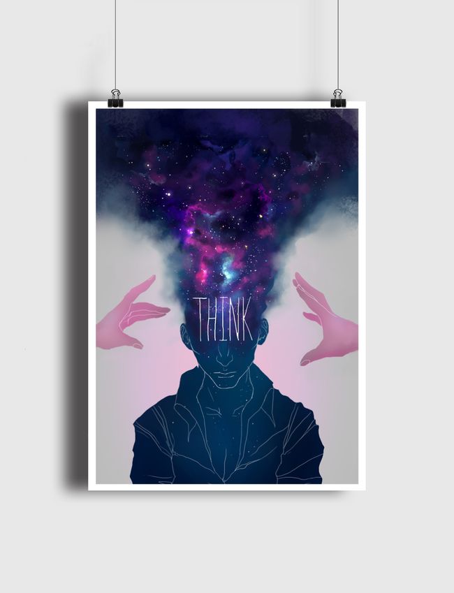 Think (Graphic print) - Poster