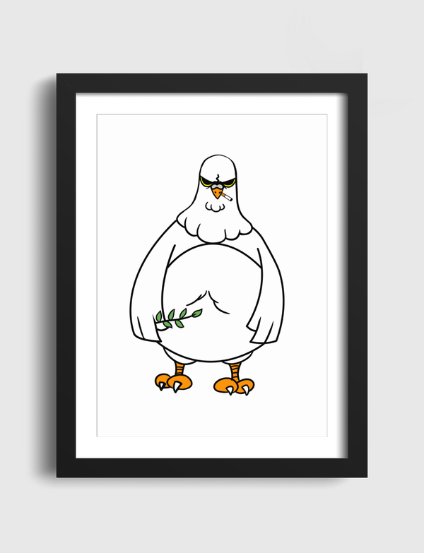 peace pigeon had enough  Artframe