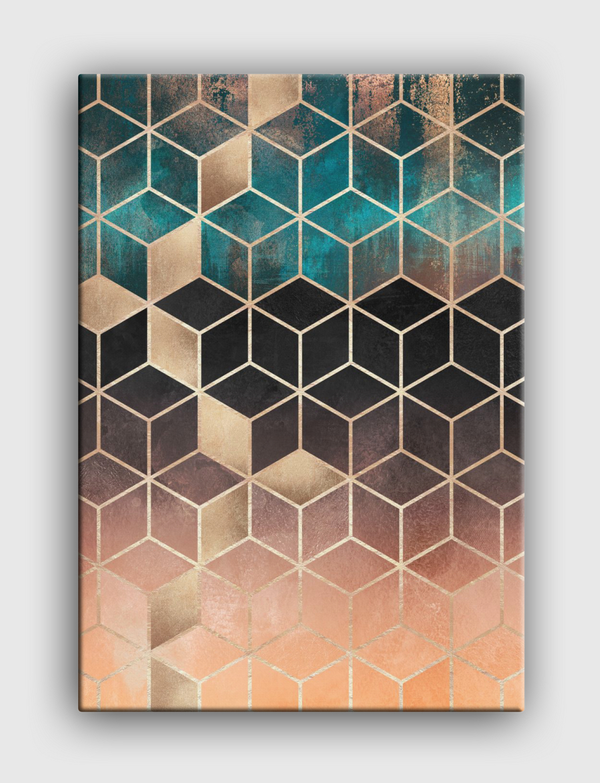 Ombre Dream Cubes Canvas