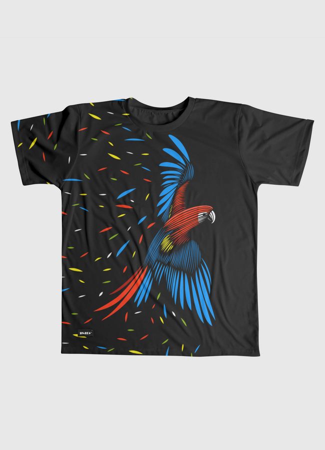 Tropical macaw lines - Men Graphic T-Shirt