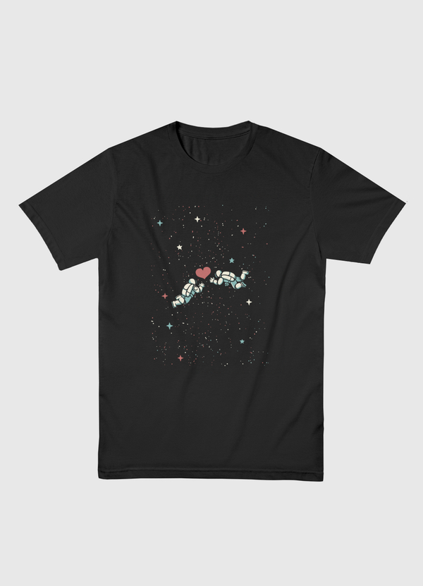 Astronaut Floating Men Basic T-Shirt