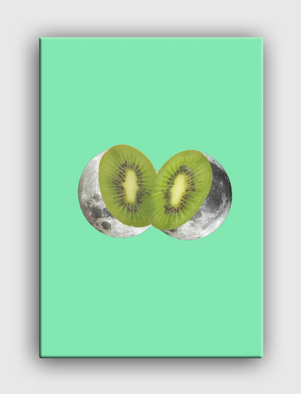 kiwi moon Canvas