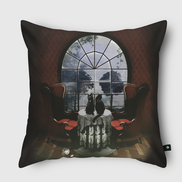 Room Skull Throw Pillow