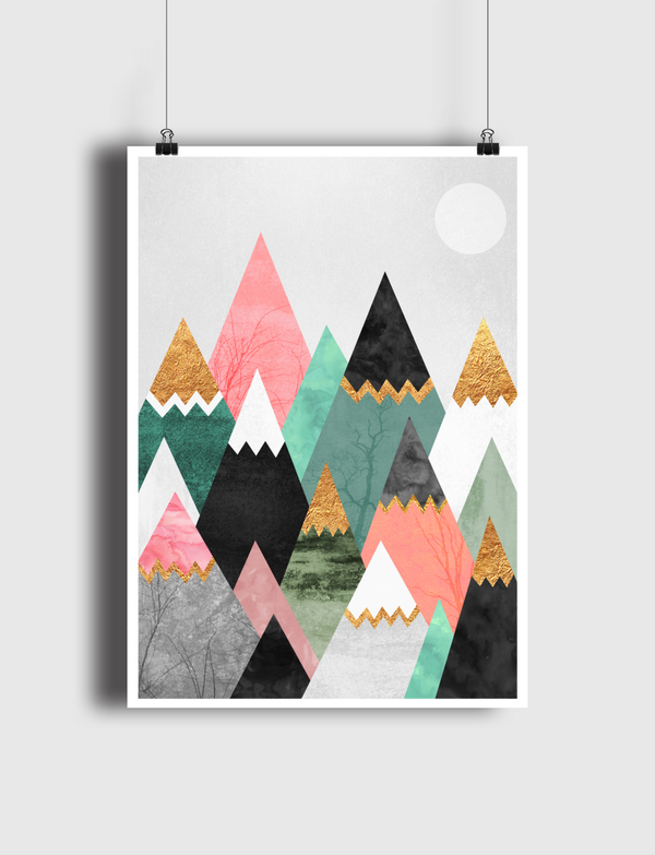 Pretty Mountains Poster