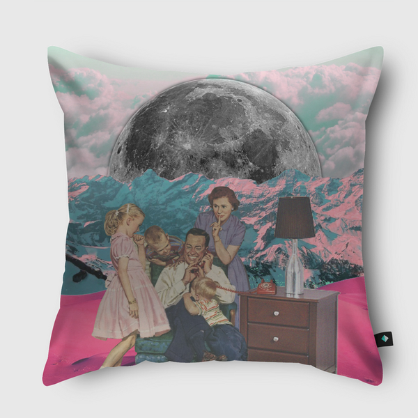 Vintage family  Throw Pillow