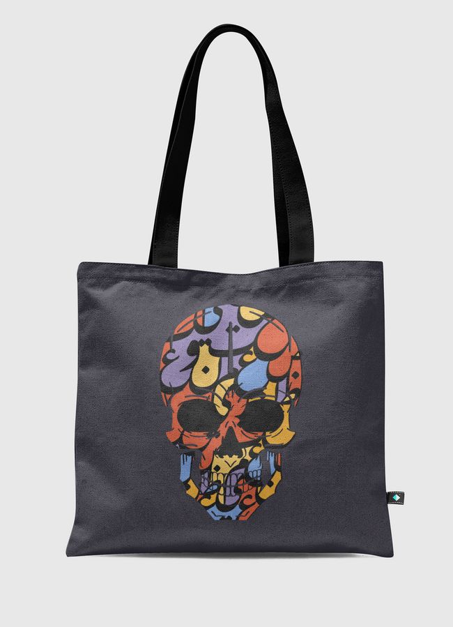 Arabic Letters Skull - Tote Bag