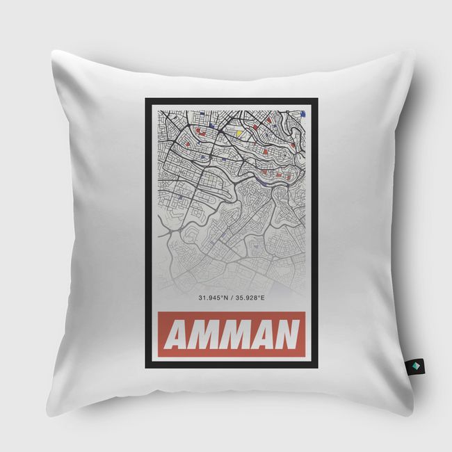 Amman عمان - Throw Pillow