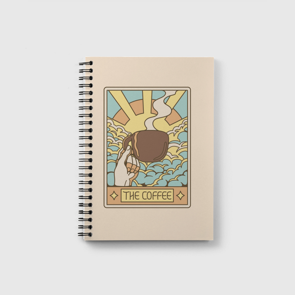 The Coffee Tarot Card Notebook
