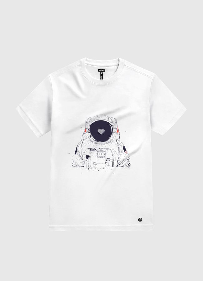 Astronaut love - White Gold T-Shirt