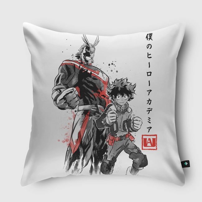 Hero Academy sumie - Throw Pillow