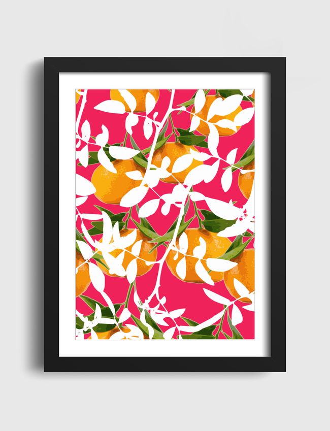 Hiding Mandarins (Pink) - Artframe