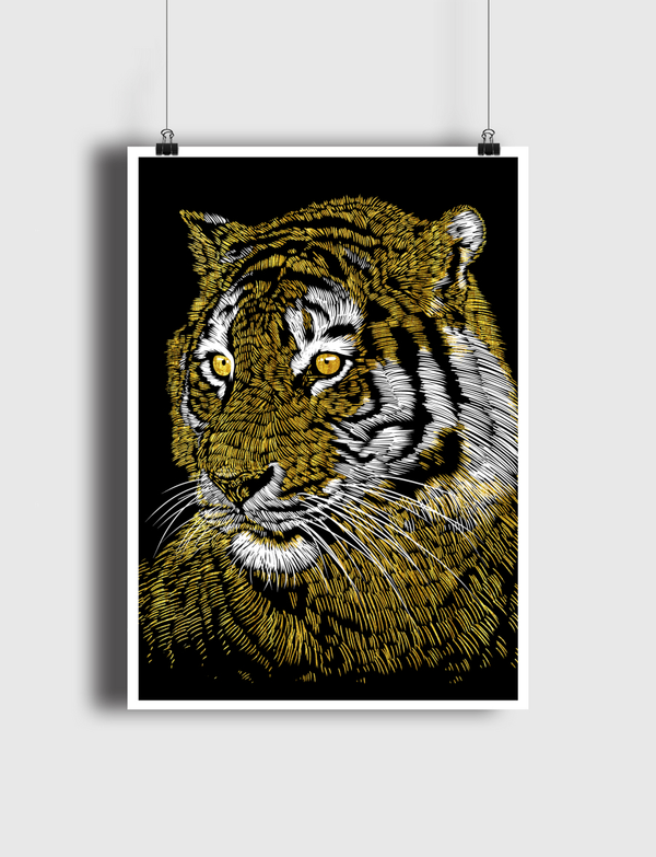 Golden Tiger Poster