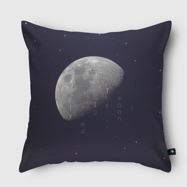 To The Moon~collection Throw Pillow