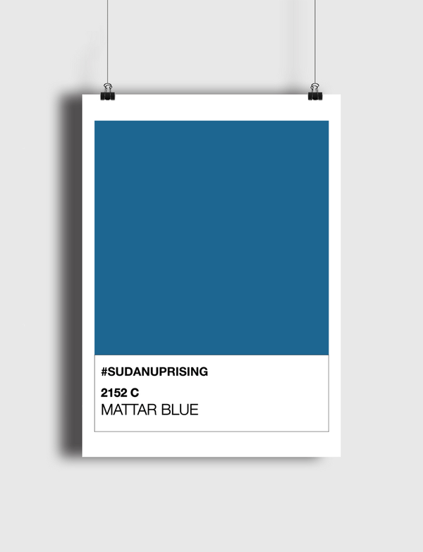 MATTAR BLUE Poster
