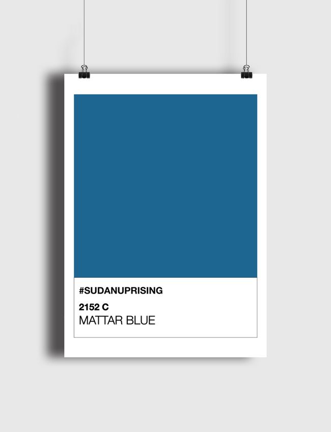 MATTAR BLUE - Poster