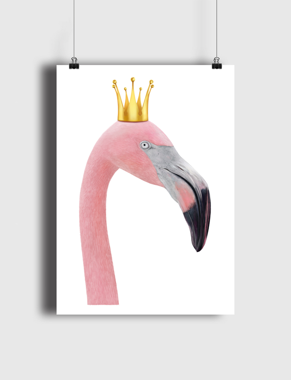 Queen flamingo Poster