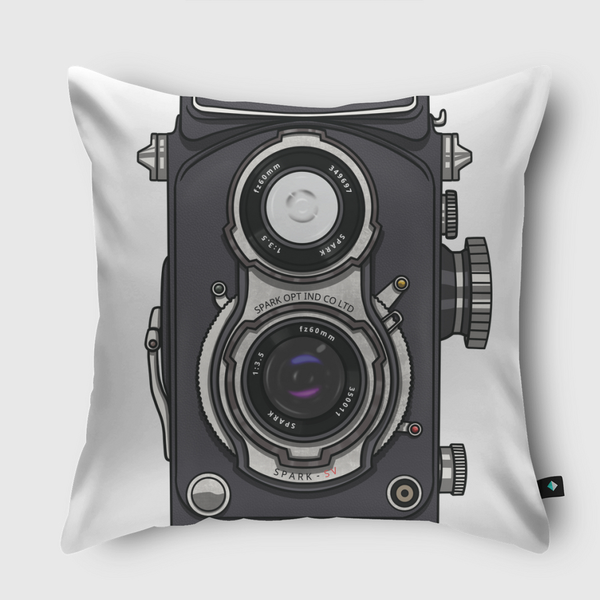 Vintage Video Camera Throw Pillow