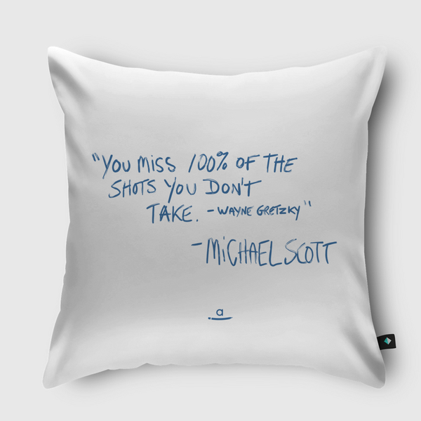 Michael Scott Quote  Throw Pillow