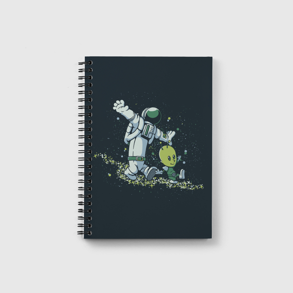 Chasing Stars Alien Notebook